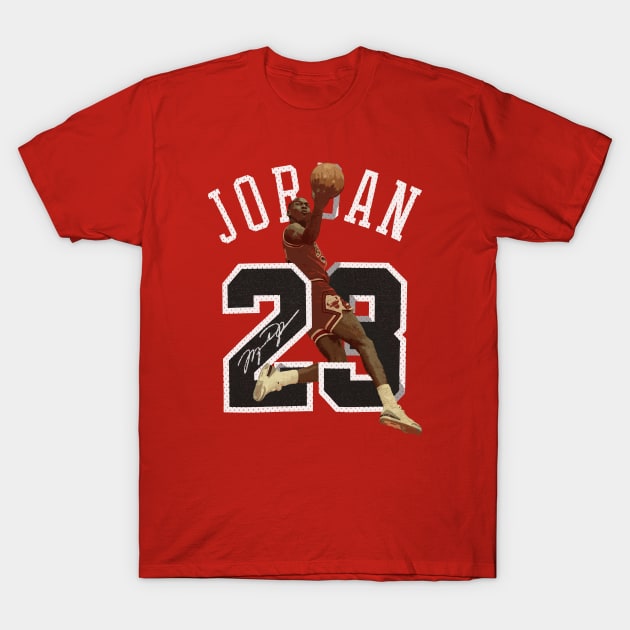 MJ23 Bulls Jersey 23 T-Shirt by JigongNumpuk